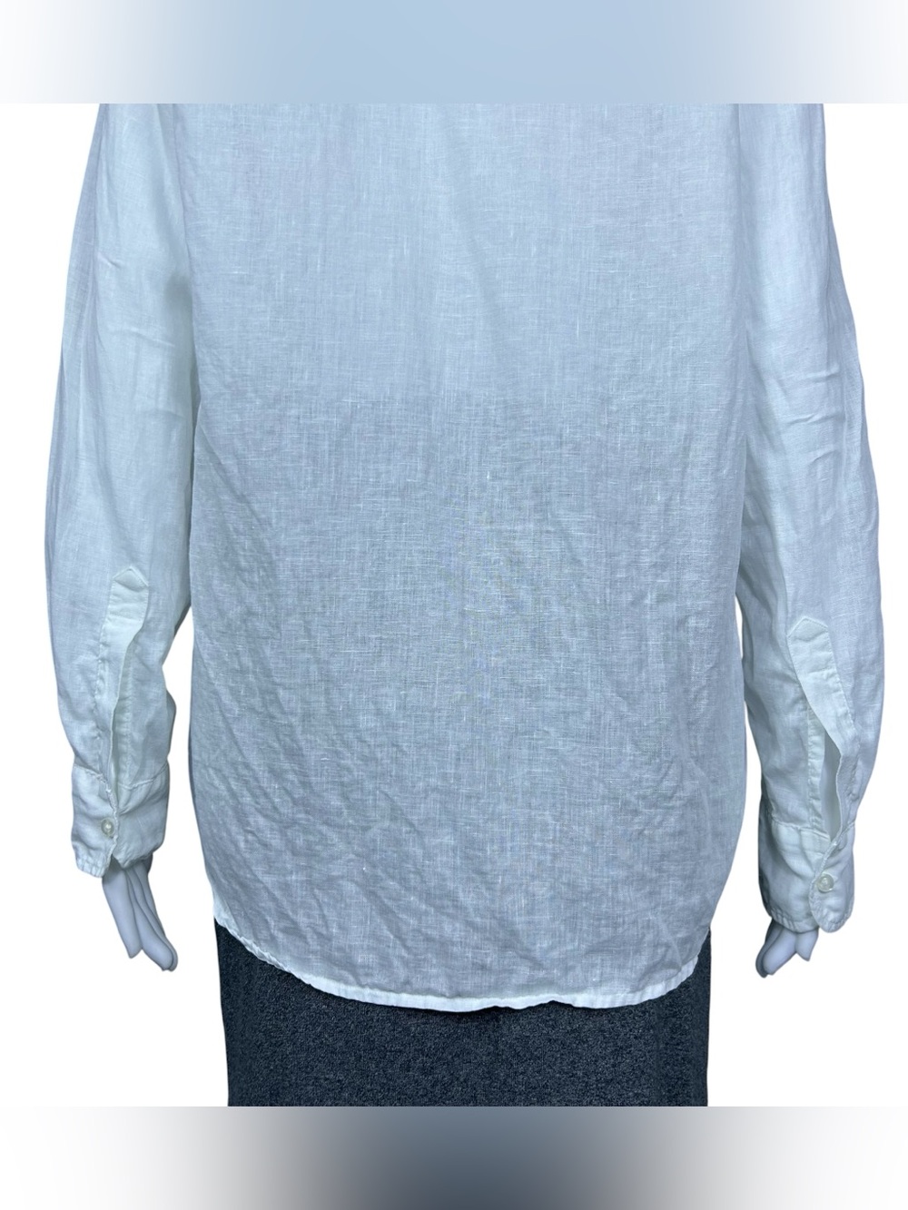 Frank & Eileen 100% Linen Button Up White Eileen Shirt Size S Costal Resort - Picture 11 of 16